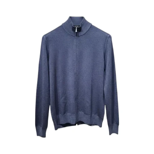 Gran Sasso Wool Knitted Zip Jersey Jumper