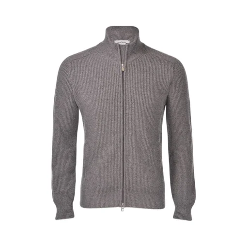 Gran Sasso Long Sleeve Zip-Up Cardigan