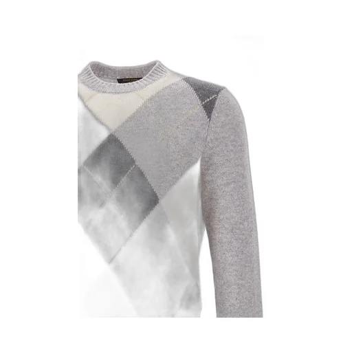 Gran Sasso Checked Crewneck Jumper
