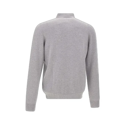 Gran Sasso Long-Sleeved Knitted Polo Shirt