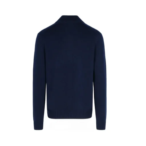 Gran Sasso Zip-Up Knitted Cardigan