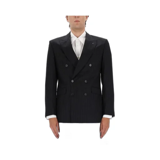 Givenchy Striped Double Breasted Jacket