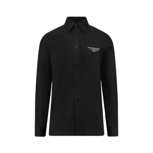 Givenchy Logo Embroidered Long-Sleeved Shirt