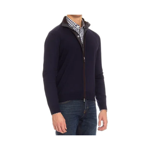 Gran Sasso Long Sleeve Zip-Up Cardigan