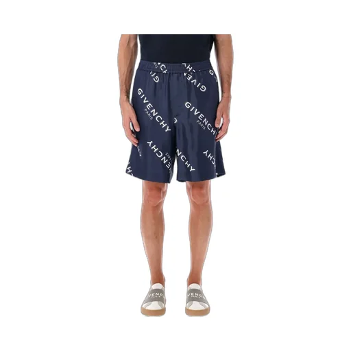 Givenchy Logo Shadow Printed Bermuda Shorts