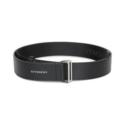 Givenchy Logo Printed Double Buckle Belt