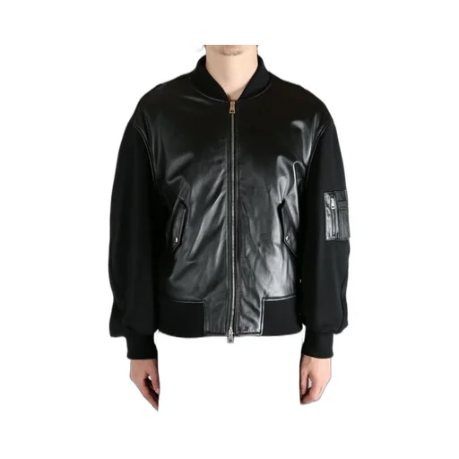 Givenchy Leather Bomber Jacket