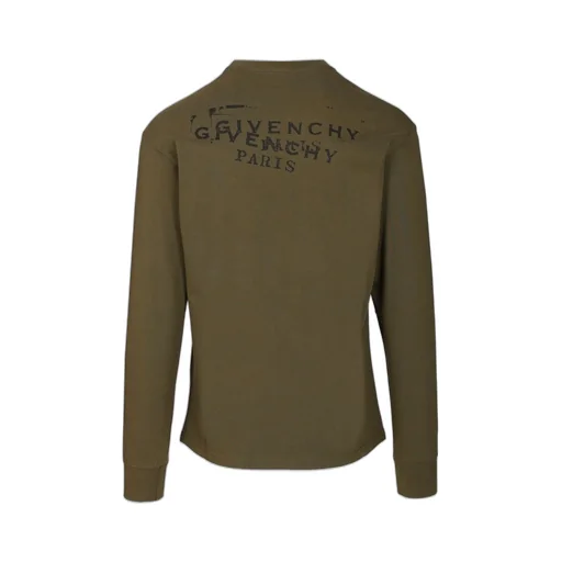 Givenchy Stamp Printed Long-Sleeved T-Shirt