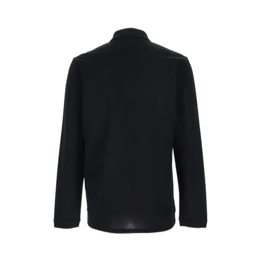 Givenchy Logo Patch Long-Sleeve Polo Shirt