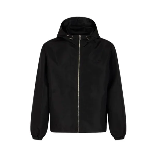 Givenchy Zip-Up Drawstring Hooded Coat