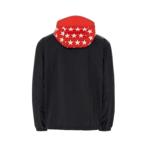 Givenchy Logo Printed Hooded Windbreaker
