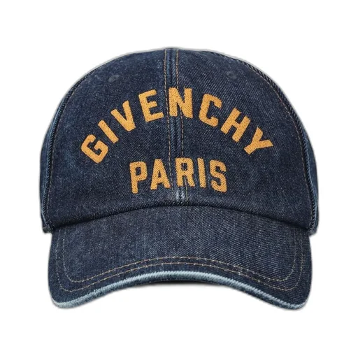 Givenchy Logo Embroidered Denim Baseball Cap