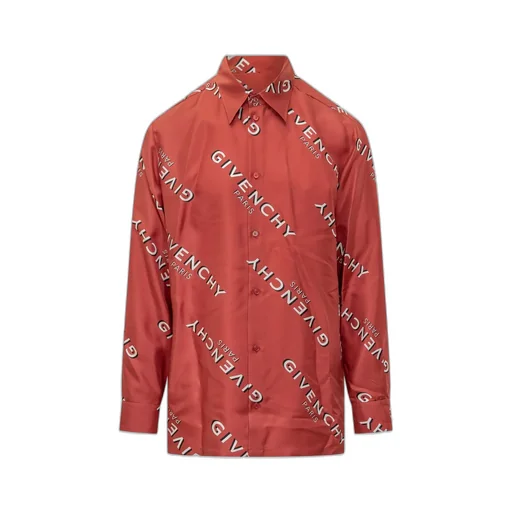 Givenchy Logo Printed Long-Sleeve Shirt
