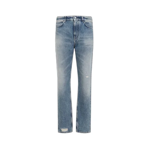 Givenchy Logo Embroidered Distressed Jeans