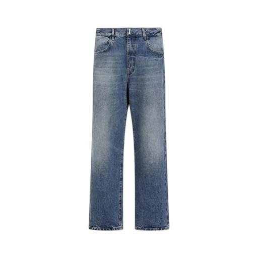 Givenchy Logo Plaque Straight-Leg Jeans
