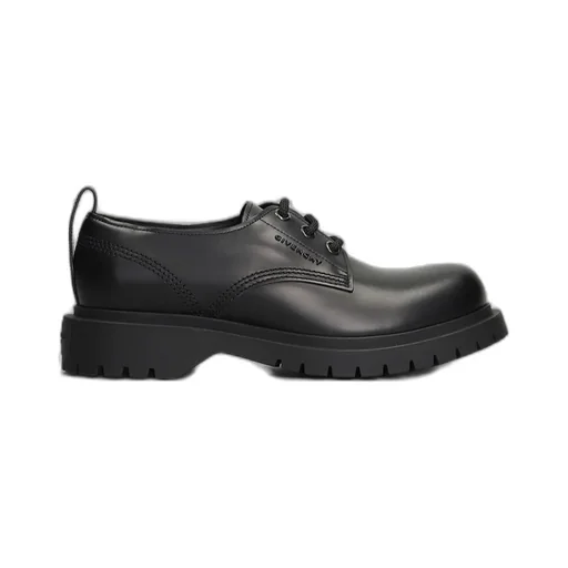 Givenchy Logo Debossed Lace-Up Shoes
