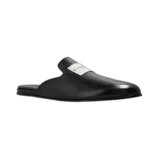 Givenchy Logo Patch Slip-On Flat Shoes