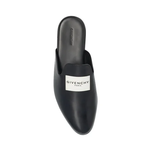 Givenchy Logo Patch Slip-On Flat Shoes