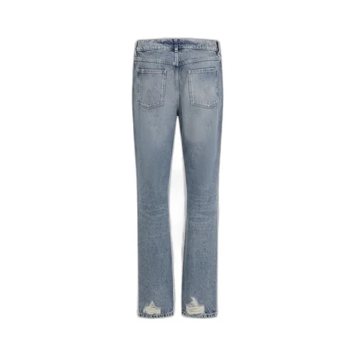 Givenchy Logo Embroidered Distressed Jeans