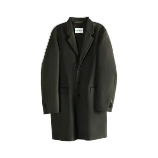 Givenchy Notch Lapel Single-Breasted Coat