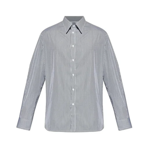 Givenchy Striped Collared Long-Sleeve Shirt