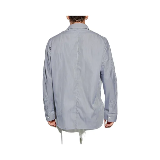 Givenchy Striped Collared Long-Sleeve Shirt