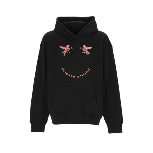 Givenchy Slogan Printed Drawstring Hoodie