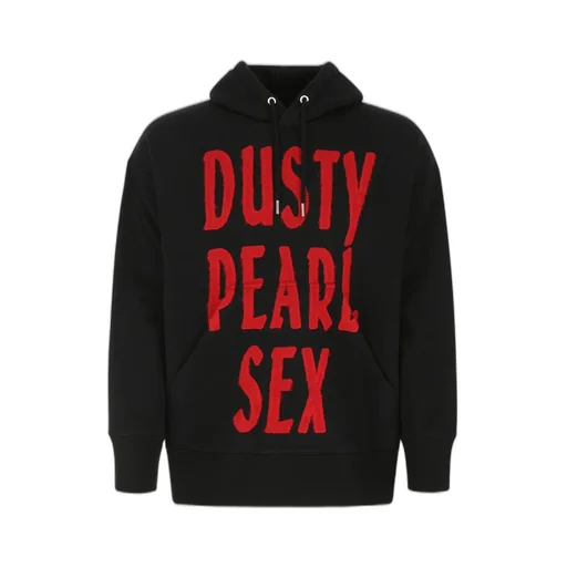 Givenchy Slogan Print Drawstring Hoodie