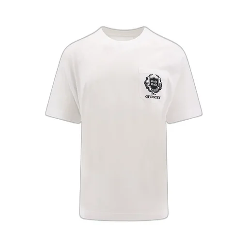 Givenchy Crest Logo Embroidered T-Shirt
