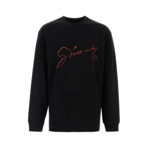 Givenchy Logo Printed Long-Sleeved T-Shirt