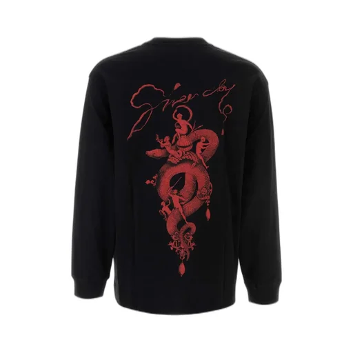 Givenchy Logo Printed Long-Sleeved T-Shirt
