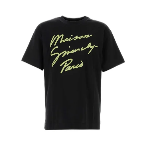 Givenchy Slogan Embroidered Crewneck T-Shirt