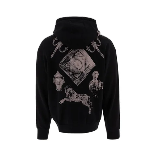 Givenchy Hubert Object Printed Zipped Hoodie