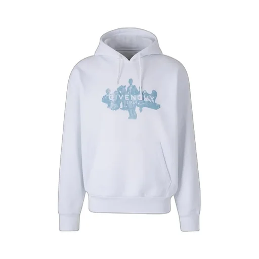 Givenchy Logo Printed Drawstring Hoodie