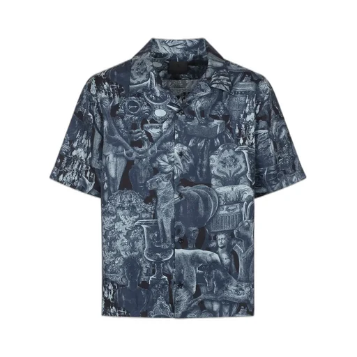 Givenchy Hubert Objects Print Short-Sleeve Shirt
