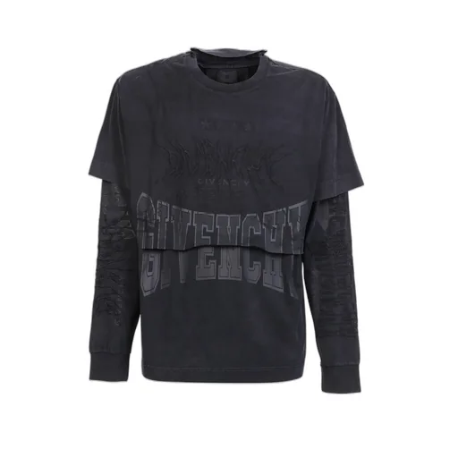 Givenchy Logo Embroidered Crewneck T-Shirt