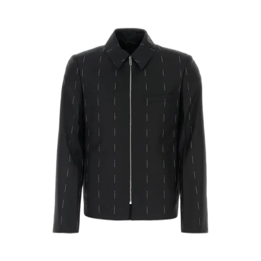Givenchy Logo Detailed Zip-Up Jacket