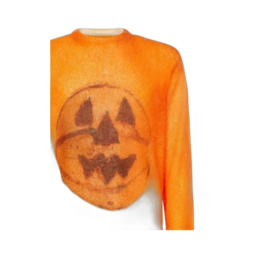 Givenchy Ceramics-Printed Crewneck Knit Jumper