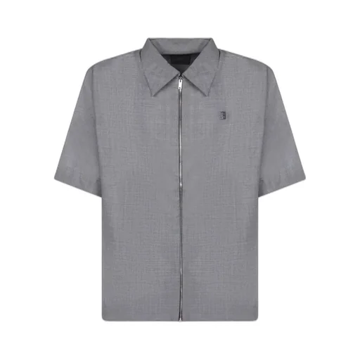 Givenchy Collared Short-Sleeve Shirt