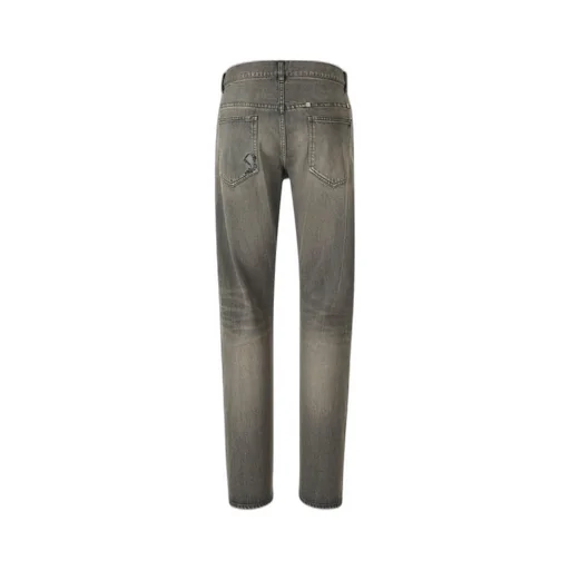 Givenchy Logo-Plaque Distressed Straight Leg Jeans