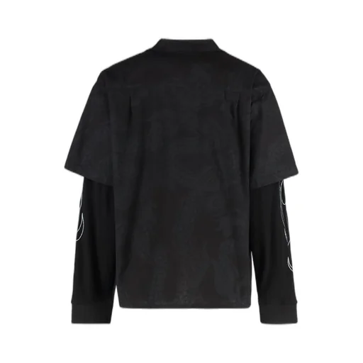 Givenchy Layered Collared Buton-Up Shirt