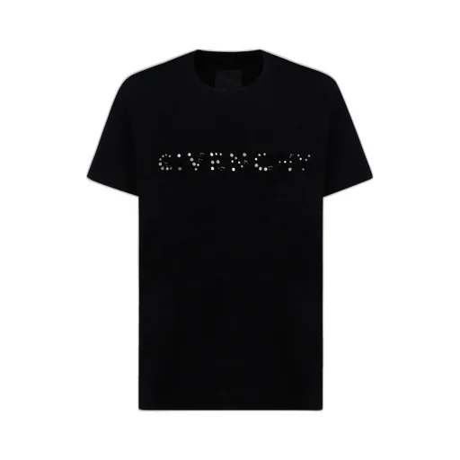 Givenchy Logo Studded Crewneck T-Shirt
