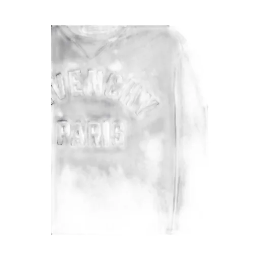 Givenchy Paris Logo Zigzag Embroidered Sweatshirt