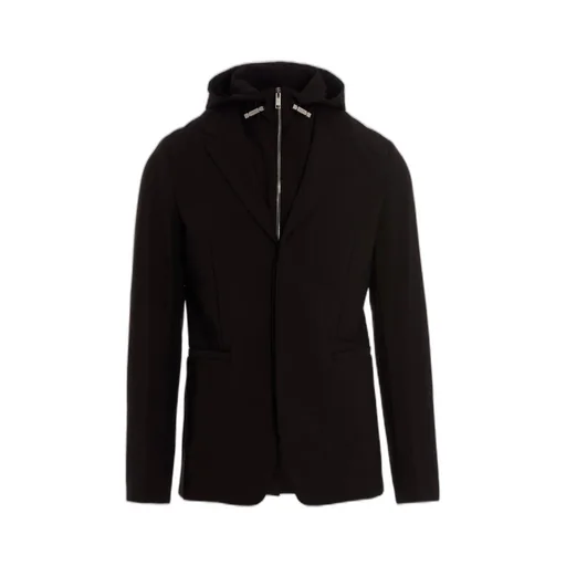 Givenchy Removable Layered Hooded Jacket