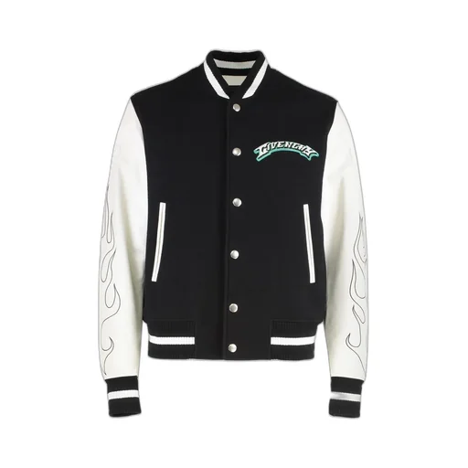 Givenchy Logo Patch Varsity Jacket