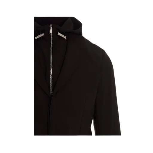 Givenchy Removable Layered Hooded Jacket