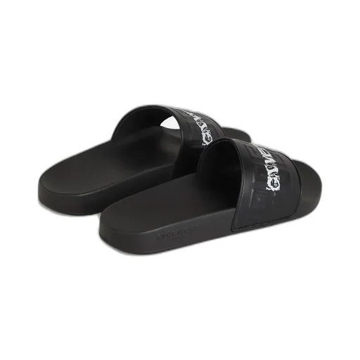 Givenchy 4G Embossed Open Toe Slides