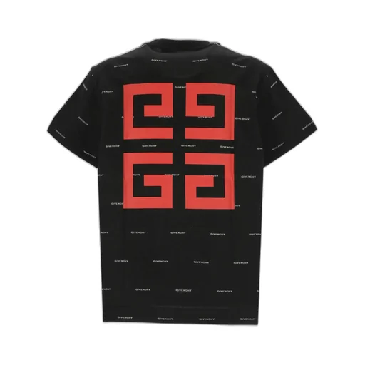 Givenchy Allover Logo Printed Crewneck T-Shirt