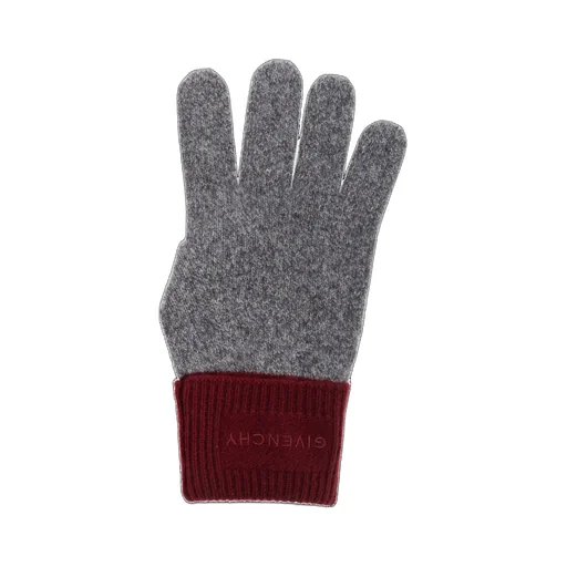 Givenchy Logo Embroidered Knit Gloves