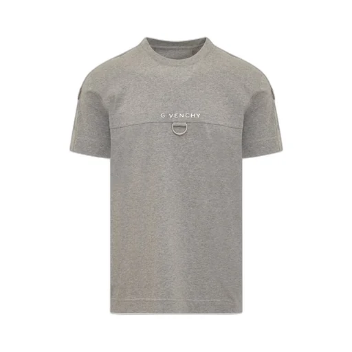 Givenchy Logo Plaque Crewneck T-Shirt
